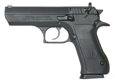 Full-size Jericho 941 pistol with slide mounted safety-decocker, marked as 