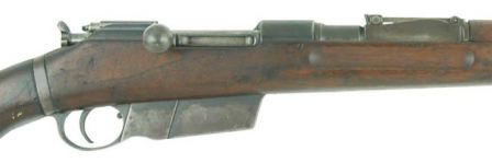 Rifle model 1935 / puska 35M, close-up view to receiver and magazine.