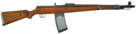 Самозарядная винтовка Walther G.41, редкий вариант с 25-патронным магазином от пулемета MG.13.