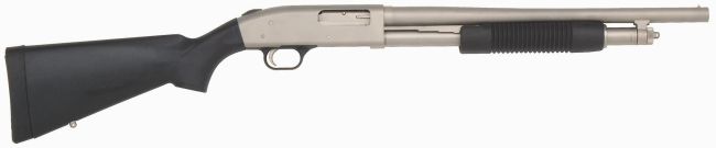 Mossberg 500 Marine shotgun, with 5-shot magazine.